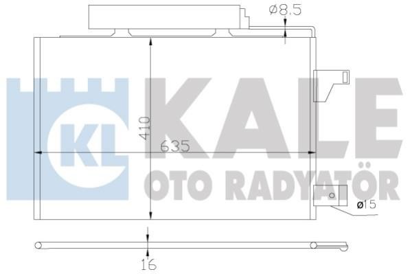Kale Oto Radiator 388000 Радіатор кондиціонера (Конденсатор) 388000: Купити в Україні - Добра ціна на EXIST.UA!