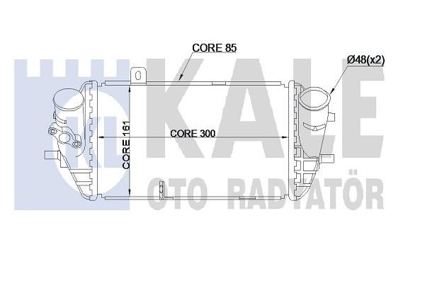 Kale Oto Radiator 344950 Інтеркулер 344950: Купити в Україні - Добра ціна на EXIST.UA!