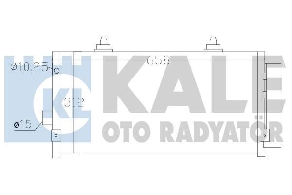 Kale Oto Radiator 389500 Радіатор кондиціонера (Конденсатор) 389500: Купити в Україні - Добра ціна на EXIST.UA!