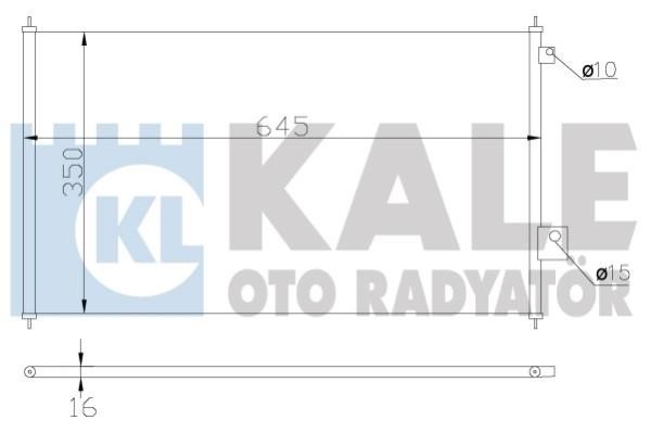 Kale Oto Radiator 380300 Радіатор кондиціонера (Конденсатор) 380300: Приваблива ціна - Купити в Україні на EXIST.UA!