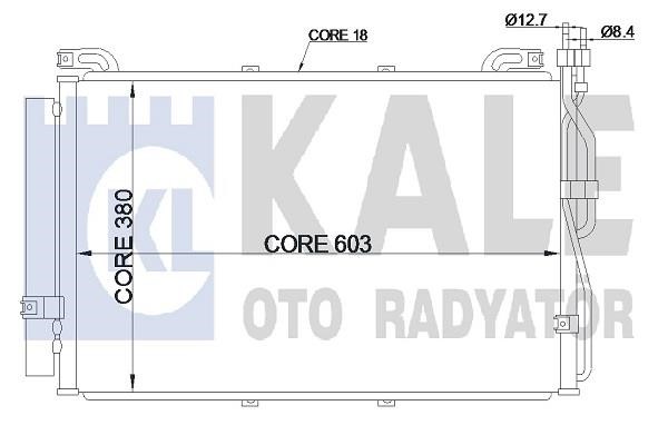 Kale Oto Radiator 342995 Радіатор кондиціонера (Конденсатор) 342995: Купити в Україні - Добра ціна на EXIST.UA!