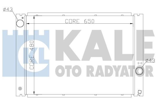 Kale Oto Radiator 341905 Радіатор охолодження двигуна 341905: Приваблива ціна - Купити в Україні на EXIST.UA!