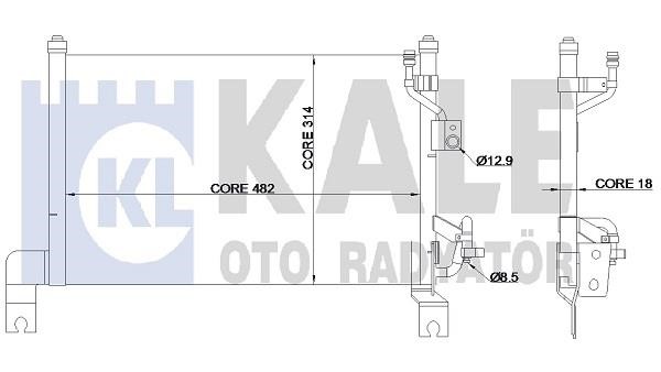 Kale Oto Radiator 345385 Конденсатор 345385: Купити в Україні - Добра ціна на EXIST.UA!