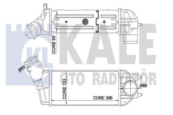 Kale Oto Radiator 350815 Інтеркулер 350815: Купити в Україні - Добра ціна на EXIST.UA!