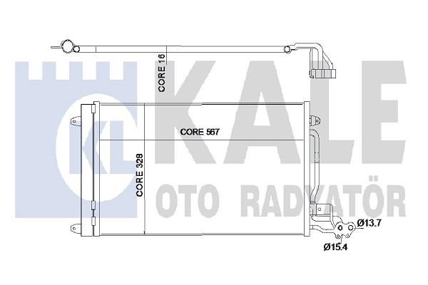 Kale Oto Radiator 342395 Радіатор кондиціонера (Конденсатор) 342395: Купити в Україні - Добра ціна на EXIST.UA!