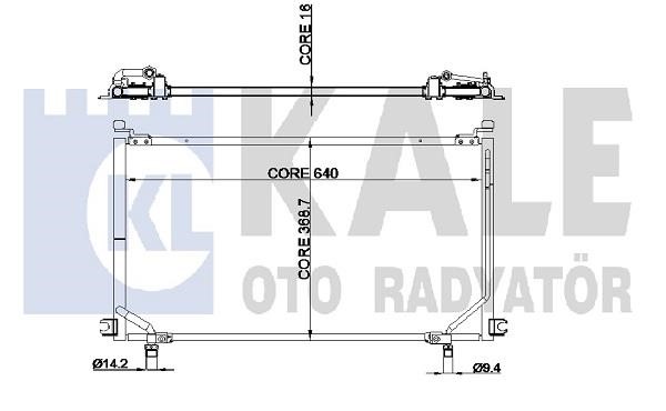 Kale Oto Radiator 345545 Конденсатор 345545: Купити в Україні - Добра ціна на EXIST.UA!