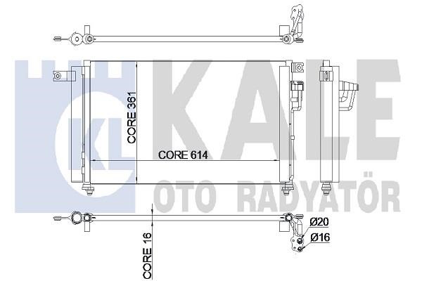 Kale Oto Radiator 345235 Конденсатор 345235: Купити в Україні - Добра ціна на EXIST.UA!