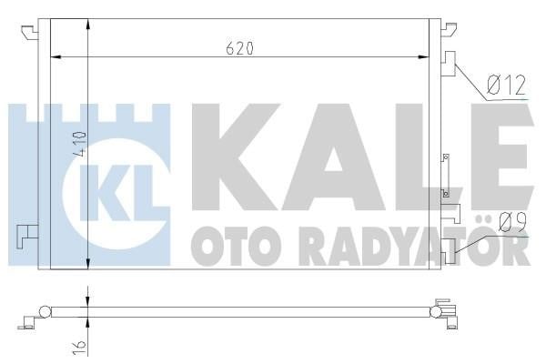 Kale Oto Radiator 389000 Радіатор кондиціонера (Конденсатор) 389000: Приваблива ціна - Купити в Україні на EXIST.UA!