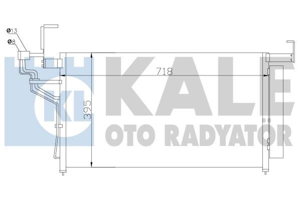Kale Oto Radiator 343010 Радіатор кондиціонера (Конденсатор) 343010: Купити в Україні - Добра ціна на EXIST.UA!