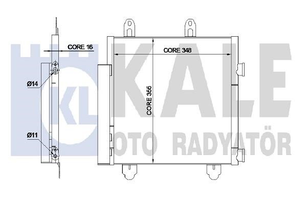 Kale Oto Radiator 345330 Конденсатор 345330: Купити в Україні - Добра ціна на EXIST.UA!