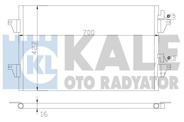 Kale Oto Radiator 342590 Радіатор кондиціонера (Конденсатор) 342590: Купити в Україні - Добра ціна на EXIST.UA!