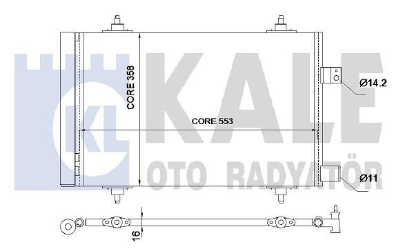 Kale Oto Radiator 345665 Конденсатор 345665: Приваблива ціна - Купити в Україні на EXIST.UA!
