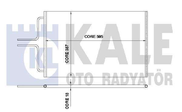 Kale Oto Radiator 345570 Радіатор кондиціонера (Конденсатор) 345570: Купити в Україні - Добра ціна на EXIST.UA!