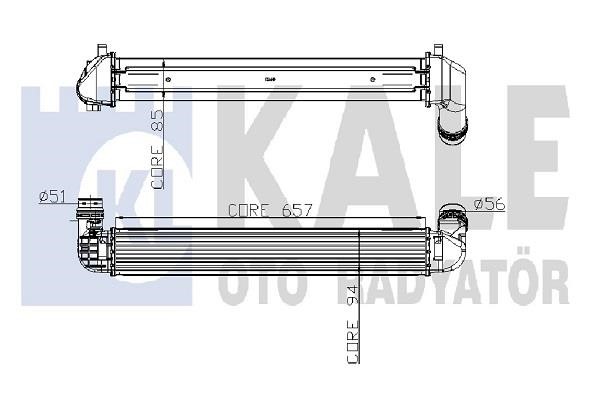 Kale Oto Radiator 243900 Інтеркулер 243900: Купити в Україні - Добра ціна на EXIST.UA!