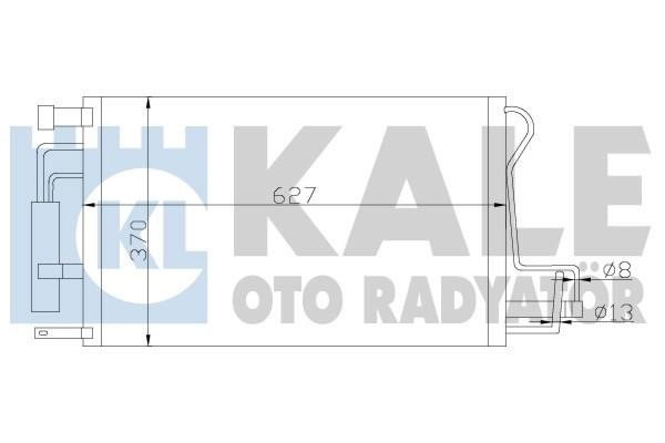 Kale Oto Radiator 379900 Радіатор кондиціонера (Конденсатор) 379900: Купити в Україні - Добра ціна на EXIST.UA!
