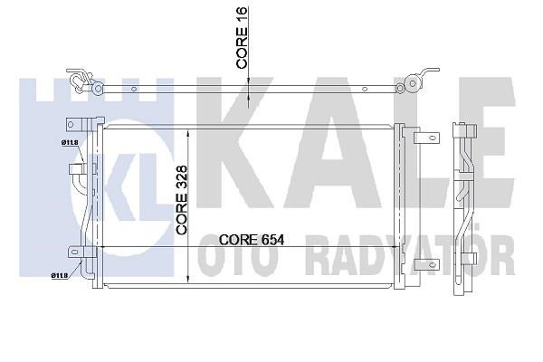 Kale Oto Radiator 345325 Конденсатор 345325: Купити в Україні - Добра ціна на EXIST.UA!
