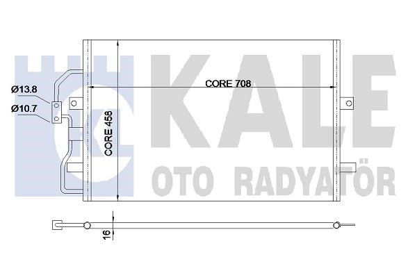 Kale Oto Radiator 345670 Радіатор кондиціонера (Конденсатор) 345670: Приваблива ціна - Купити в Україні на EXIST.UA!