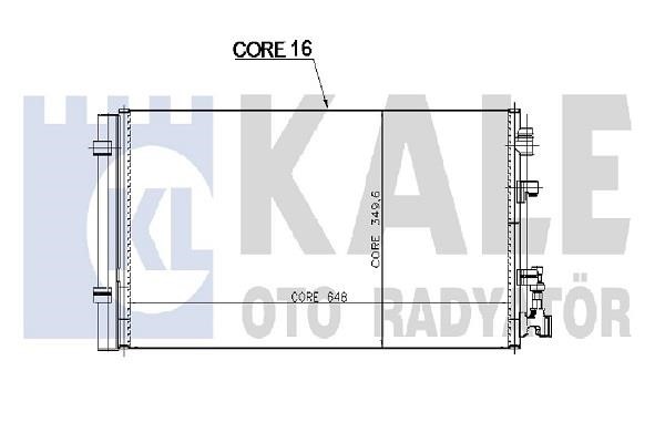 Kale Oto Radiator 220800 Конденсатор 220800: Купити в Україні - Добра ціна на EXIST.UA!