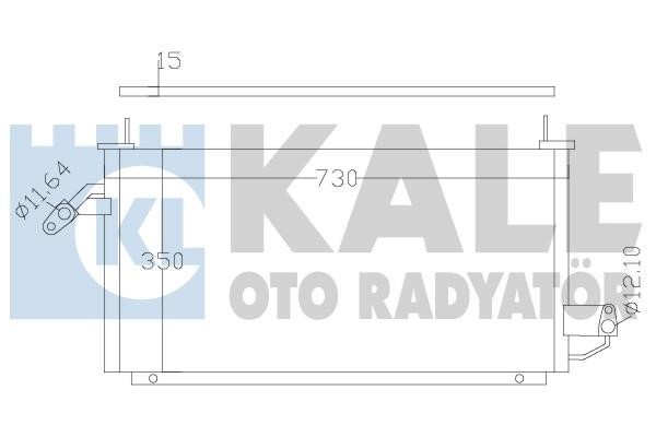 Kale Oto Radiator 389800 Радіатор кондиціонера (Конденсатор) 389800: Купити в Україні - Добра ціна на EXIST.UA!
