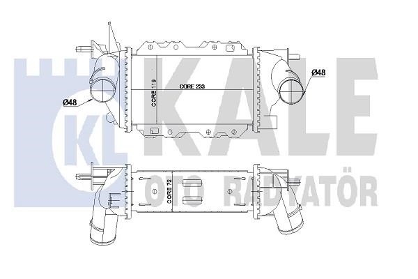 Kale Oto Radiator 345050 Інтеркулер 345050: Приваблива ціна - Купити в Україні на EXIST.UA!