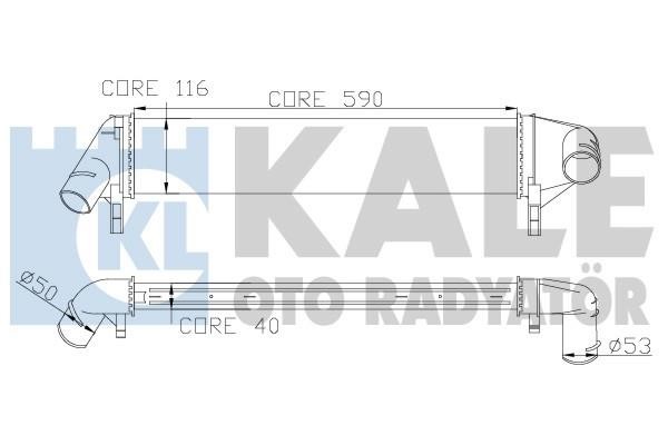 Kale Oto Radiator 345085 Інтеркулер 345085: Купити в Україні - Добра ціна на EXIST.UA!