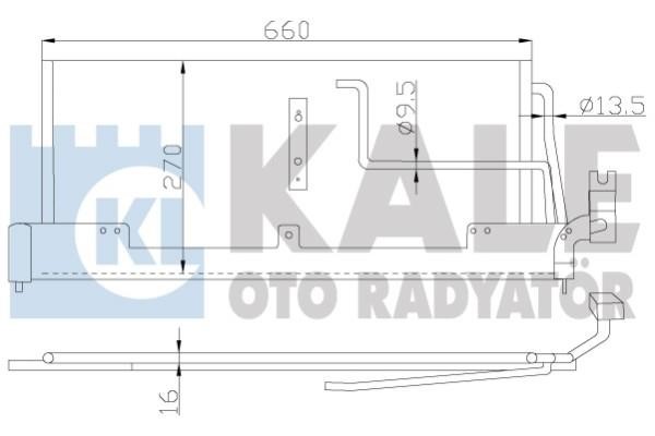Kale Oto Radiator 388800 Радіатор кондиціонера (Конденсатор) 388800: Купити в Україні - Добра ціна на EXIST.UA!