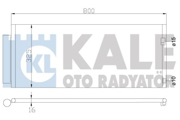 Kale Oto Radiator 342970 Радіатор кондиціонера (Конденсатор) 342970: Купити в Україні - Добра ціна на EXIST.UA!