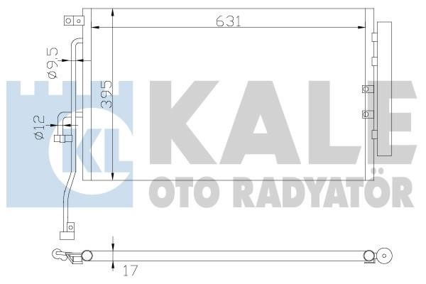 Kale Oto Radiator 391000 Радіатор кондиціонера (Конденсатор) 391000: Купити в Україні - Добра ціна на EXIST.UA!