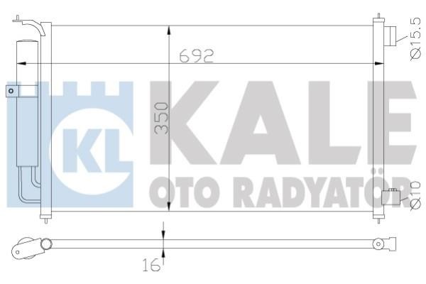 Kale Oto Radiator 388300 Радіатор кондиціонера (Конденсатор) 388300: Приваблива ціна - Купити в Україні на EXIST.UA!