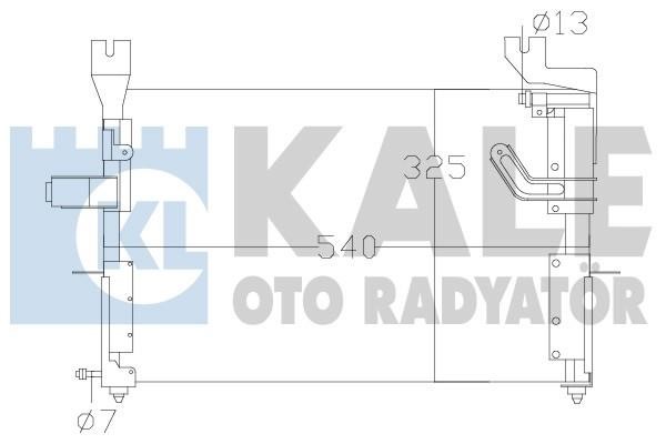 Kale Oto Radiator 342620 Радіатор кондиціонера (Конденсатор) 342620: Приваблива ціна - Купити в Україні на EXIST.UA!