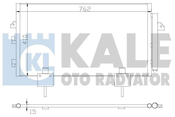 Kale Oto Radiator 383400 Радіатор кондиціонера (Конденсатор) 383400: Купити в Україні - Добра ціна на EXIST.UA!