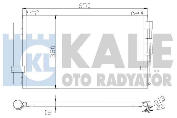 Kale Oto Radiator 391300 Радіатор кондиціонера (Конденсатор) 391300: Приваблива ціна - Купити в Україні на EXIST.UA!