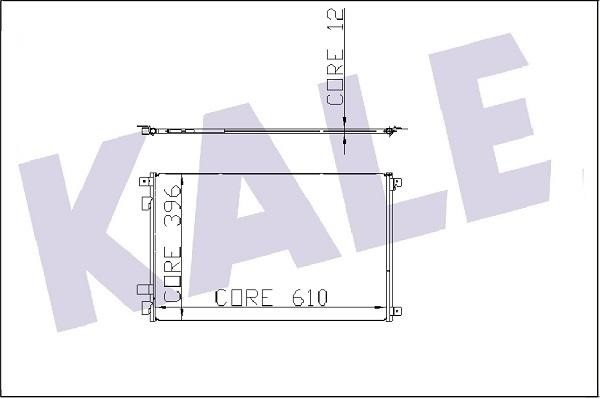 Kale Oto Radiator 129600 Радіатор кондиціонера (Конденсатор) 129600: Купити в Україні - Добра ціна на EXIST.UA!