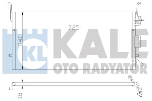 Kale Oto Radiator 379500 Радіатор кондиціонера (Конденсатор) 379500: Купити в Україні - Добра ціна на EXIST.UA!