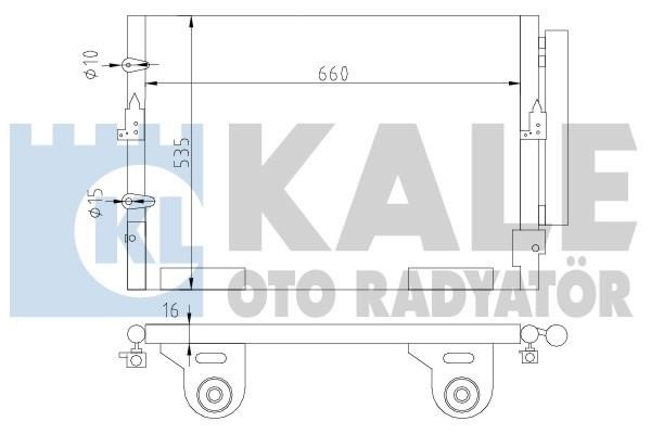 Kale Oto Radiator 342645 Радіатор кондиціонера (Конденсатор) 342645: Купити в Україні - Добра ціна на EXIST.UA!