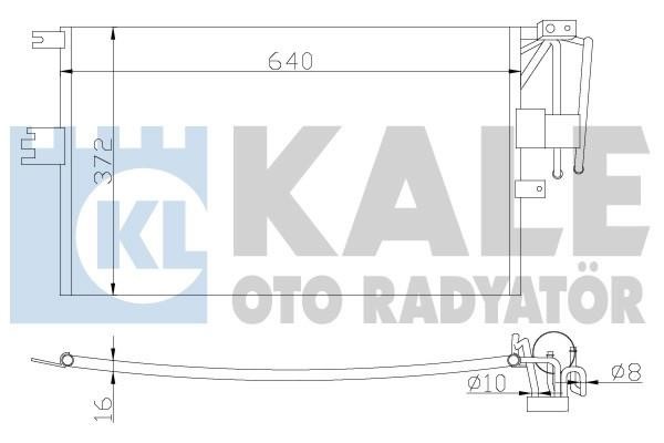 Kale Oto Radiator 382300 Радіатор кондиціонера (Конденсатор) 382300: Приваблива ціна - Купити в Україні на EXIST.UA!
