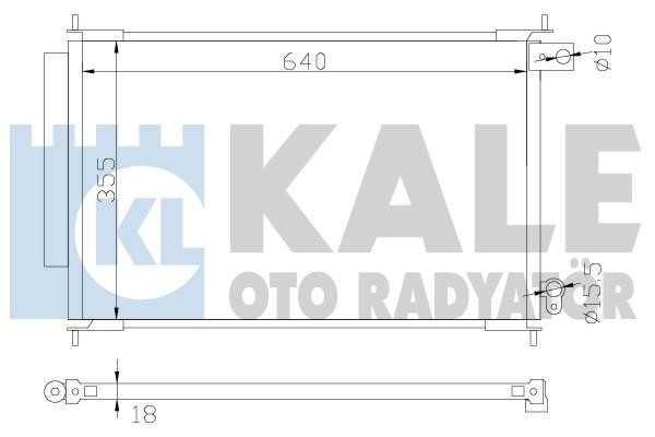 Kale Oto Radiator 342610 Радіатор кондиціонера (Конденсатор) 342610: Купити в Україні - Добра ціна на EXIST.UA!