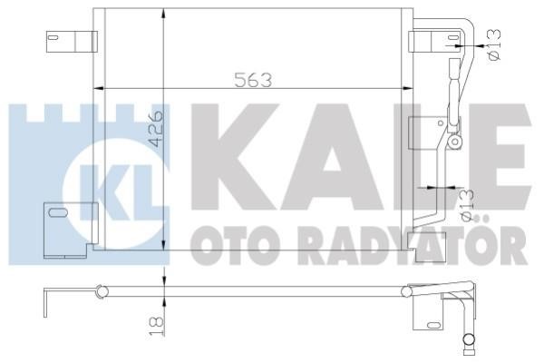 Kale Oto Radiator 385900 Радіатор кондиціонера (Конденсатор) 385900: Купити в Україні - Добра ціна на EXIST.UA!