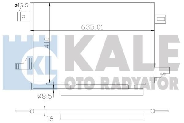 Kale Oto Radiator 387900 Радіатор кондиціонера (Конденсатор) 387900: Приваблива ціна - Купити в Україні на EXIST.UA!