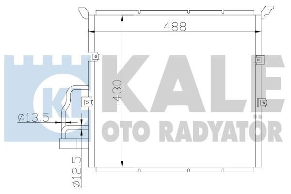 Kale Oto Radiator 385100 Радіатор кондиціонера (Конденсатор) 385100: Купити в Україні - Добра ціна на EXIST.UA!