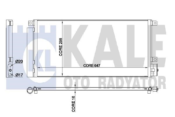Kale Oto Radiator 345280 Конденсатор 345280: Купити в Україні - Добра ціна на EXIST.UA!
