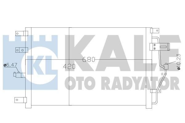 Kale Oto Radiator 390300 Радіатор кондиціонера (Конденсатор) 390300: Купити в Україні - Добра ціна на EXIST.UA!