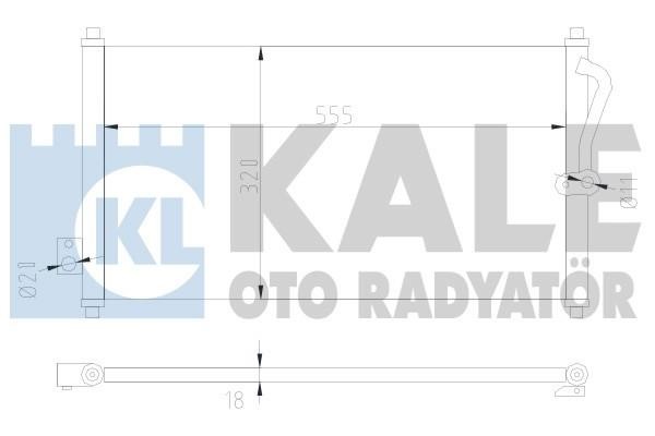 Kale Oto Radiator 380500 Радіатор кондиціонера (Конденсатор) 380500: Приваблива ціна - Купити в Україні на EXIST.UA!
