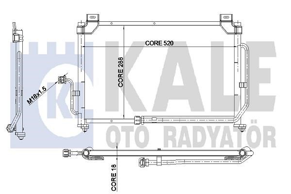 Kale Oto Radiator 345175 Конденсатор 345175: Купити в Україні - Добра ціна на EXIST.UA!