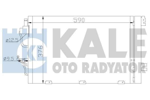 Kale Oto Radiator 393400 Радіатор кондиціонера (Конденсатор) 393400: Купити в Україні - Добра ціна на EXIST.UA!