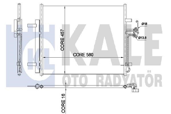 Kale Oto Radiator 350590 Конденсатор 350590: Купити в Україні - Добра ціна на EXIST.UA!