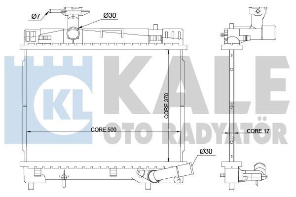 Kale Oto Radiator 342135 Радіатор охолодження двигуна 342135: Купити в Україні - Добра ціна на EXIST.UA!