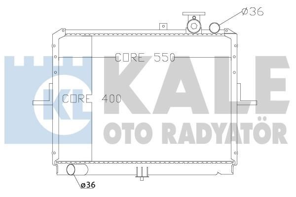 Kale Oto Radiator 370000 Радіатор охолодження двигуна 370000: Купити в Україні - Добра ціна на EXIST.UA!