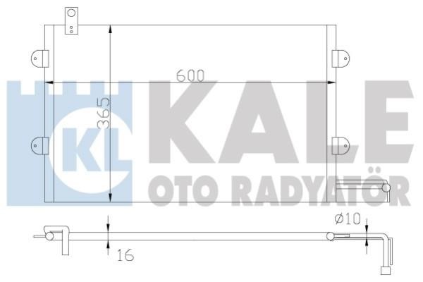 Kale Oto Radiator 342945 Радіатор кондиціонера (Конденсатор) 342945: Купити в Україні - Добра ціна на EXIST.UA!