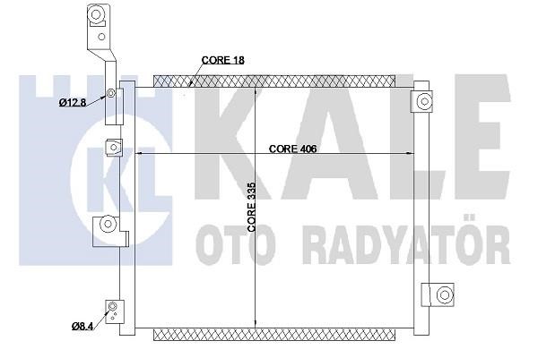 Kale Oto Radiator 350615 Конденсатор 350615: Купити в Україні - Добра ціна на EXIST.UA!